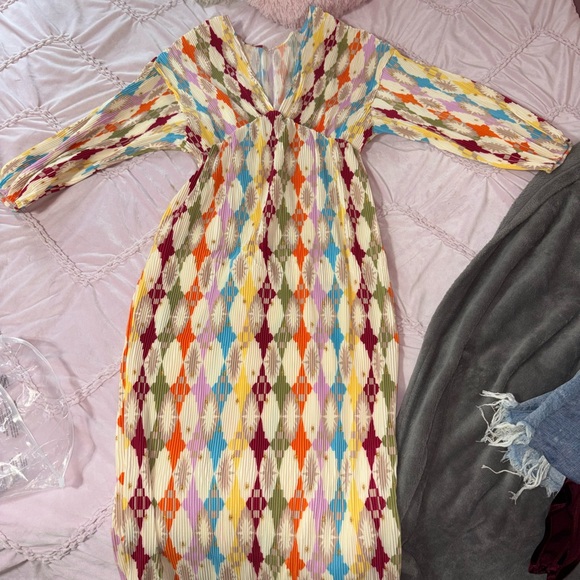 Amazon Multicolor Geometric Pattern Dress - Picture 2 of 2